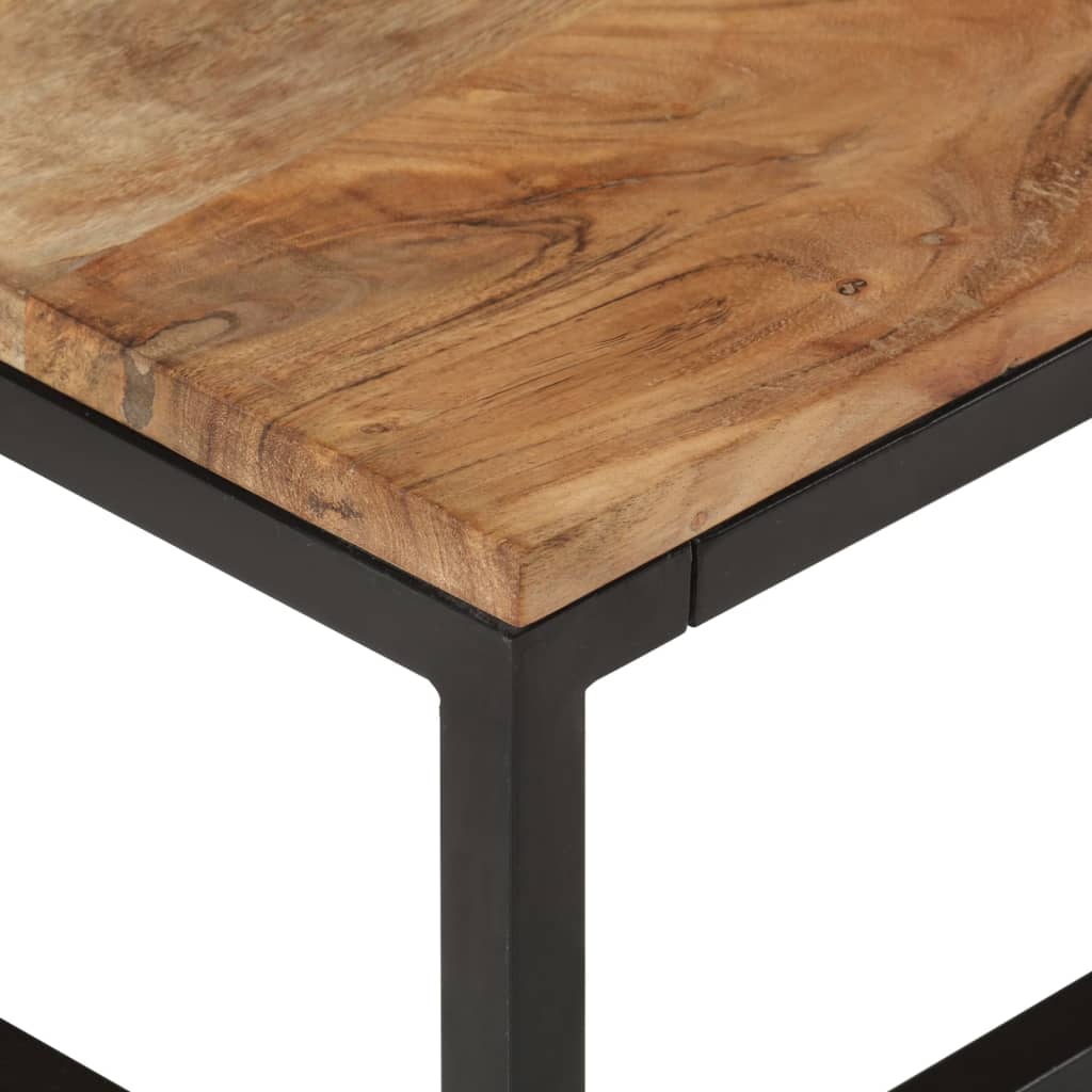 Tavolini da Salotto Impilabili 2 pz Legno Massello di Acacia 320391