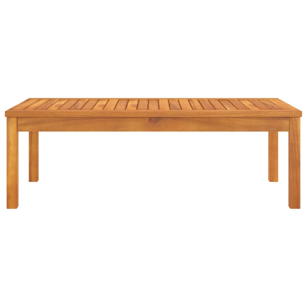 Tavolino da Caffè 100x50x33 cm in Legno Massello di Acacia 311833