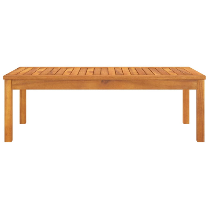 Tavolino da Caffè 100x50x33 cm in Legno Massello di Acacia 311833