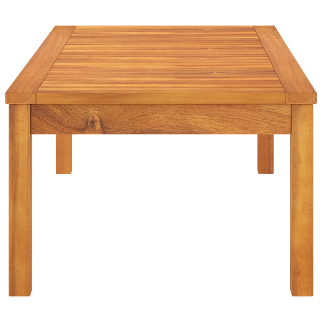 Tavolino da Caffè 100x50x33 cm in Legno Massello di Acacia 311833