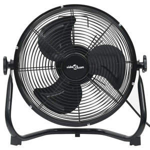 Ventilatore da Pavimento a 3 Velocità 60 cm 120 W Nero 51452