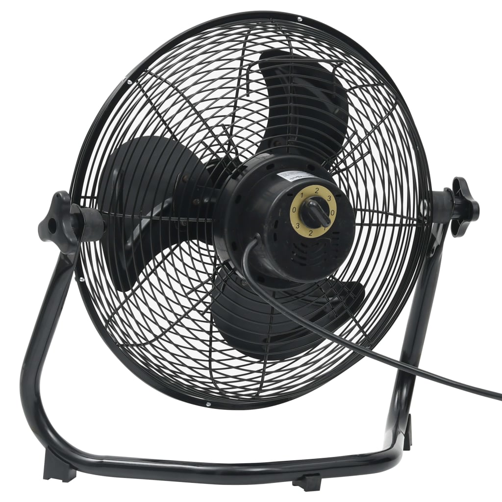 Ventilatore da Pavimento a 3 Velocità 60 cm 120 W Nero 51452