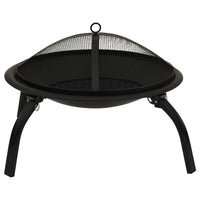 Braciere e Barbecue 2 in 1 con Attizzatoio 56x56x49 cm Acciaio 313352