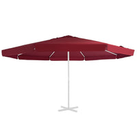 Telo di Ricambio per Tenda da Sole Rosso Bordò 500 cm 312542