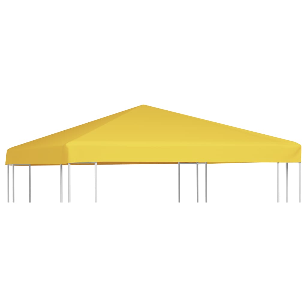 Copertura Superiore per Gazebo 270 g/m² 3x3 m Gialla 312079