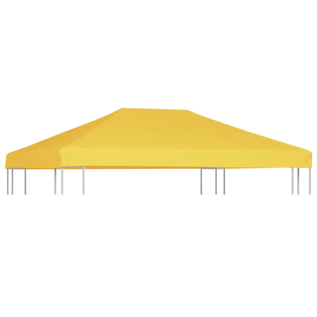 Copertura Superiore per Gazebo 270 g/m² 4x3 m Gialla 312082