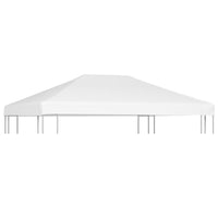 Copertura Superiore per Gazebo 270 g/m² 4x3 m Bianca 312083