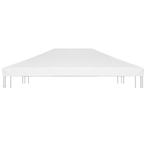 Copertura Superiore per Gazebo 270 g/m² 4x3 m Bianca 312083