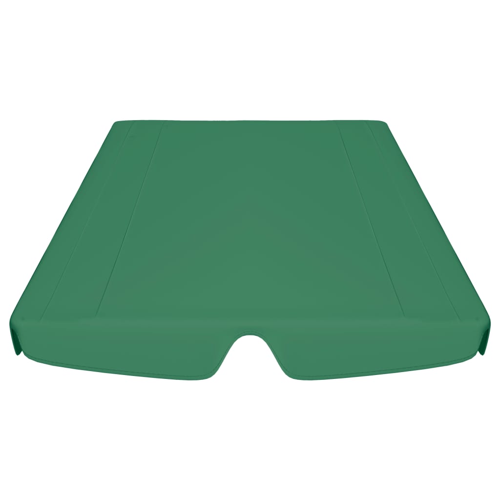 Baldacchino per Dondolo Giardino Verde 188/168x110/145 cm 312088