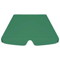 Baldacchino per Dondolo Giardino Verde 188/168x110/145 cm 312088