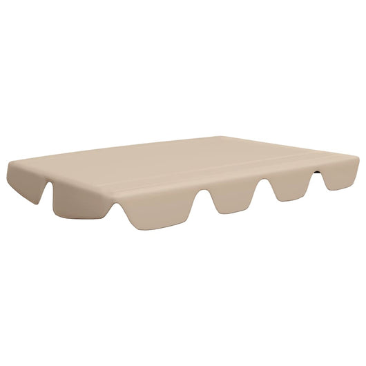 Baldacchino per Dondolo da Giardino Beige 150/130x70/105 cm cod mxl 66511