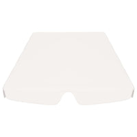 Baldacchino per Dondolo da Giardino Bianco 150/130x70/105 cm cod mxl 59212