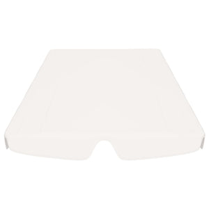 Baldacchino per Dondolo da Giardino Bianco 150/130x70/105 cm cod mxl 59212