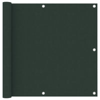 Paravento da Balcone Verde Scuro 90x300 cmTessuto Oxford cod mxl 66553