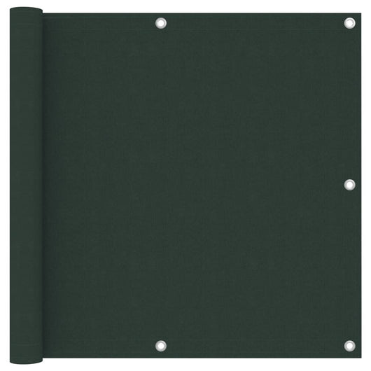 Paravento da Balcone Verde Scuro 90x300 cmTessuto Oxford cod mxl 66553