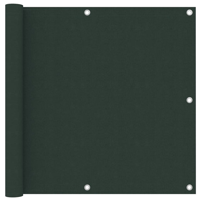 Paravento da Balcone Verde Scuro 90x300 cmTessuto Oxford cod mxl 66553