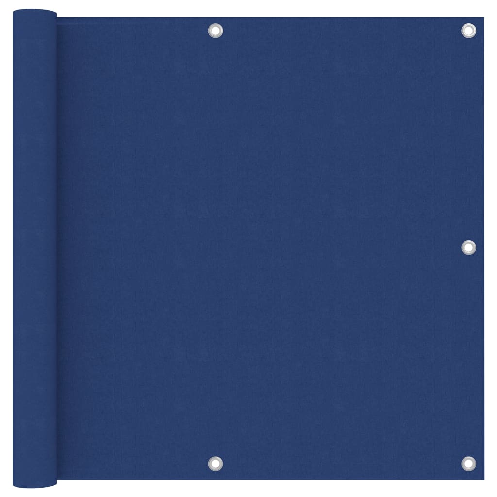 Paravento da Balcone Blu 90x600 cm Tessuto Oxford 135015