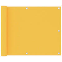 Paravento da Balcone Giallo 75x400 cm Tessuto Oxford cod mxl 66517