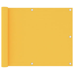 Paravento da Balcone Giallo 75x400 cm Tessuto Oxford cod mxl 66517