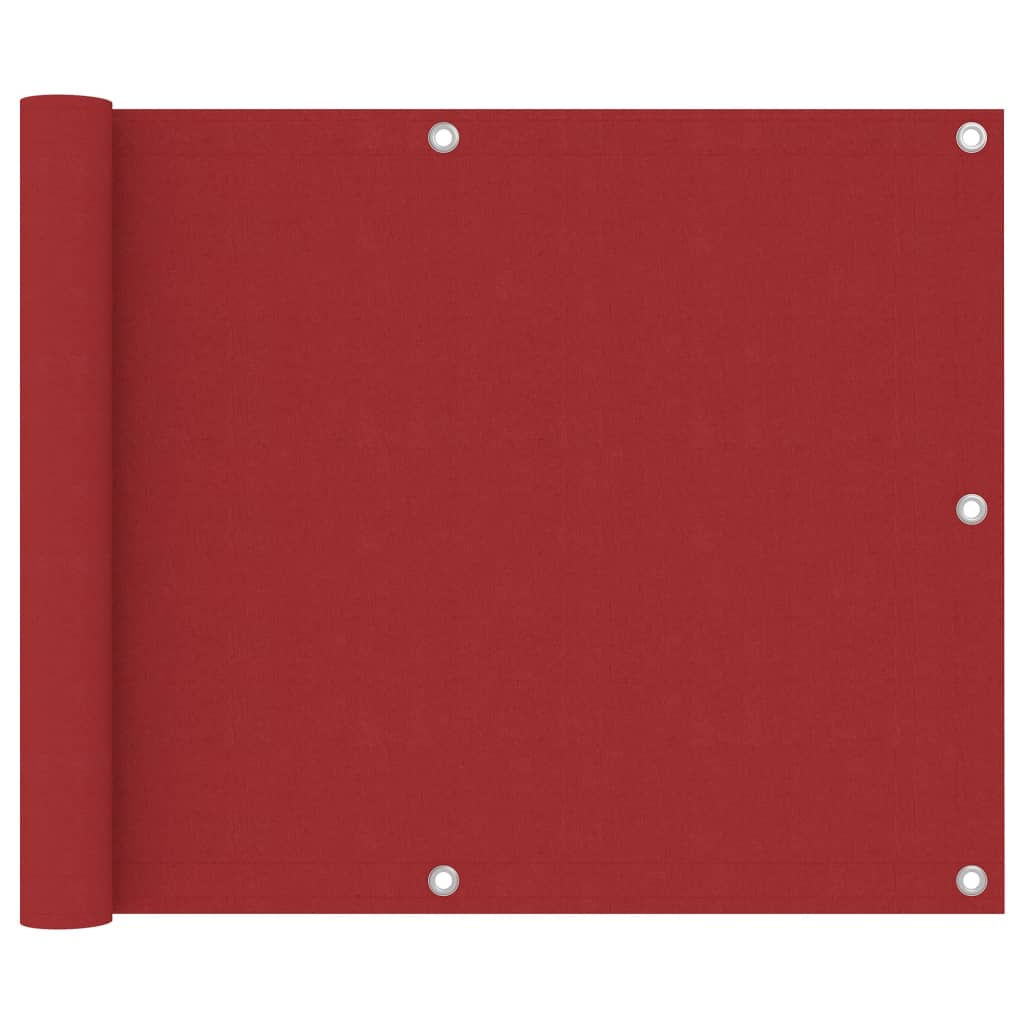 Paravento da Balcone Rosso 75x500 cm in Tessuto Oxford cod mxl 8942