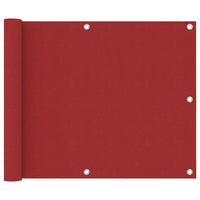 Paravento da Balcone Rosso 75x500 cm in Tessuto Oxford cod mxl 8942