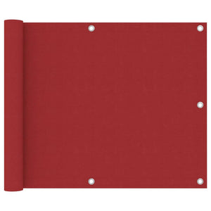 Paravento da Balcone Rosso 75x500 cm in Tessuto Oxford cod mxl 8942