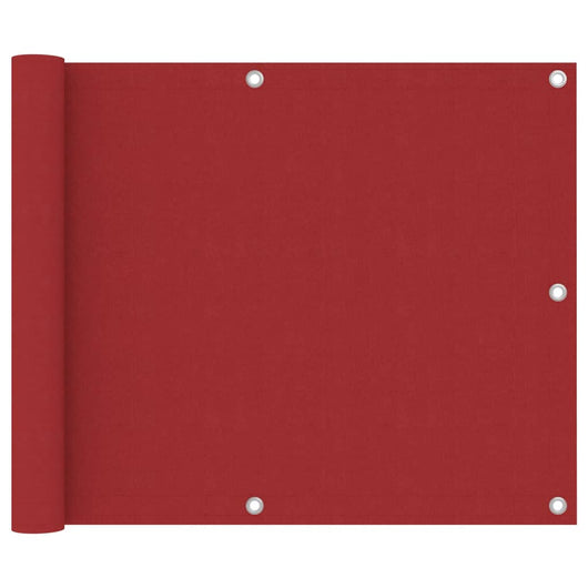 Paravento da Balcone Rosso 75x500 cm in Tessuto Oxford cod mxl 8942