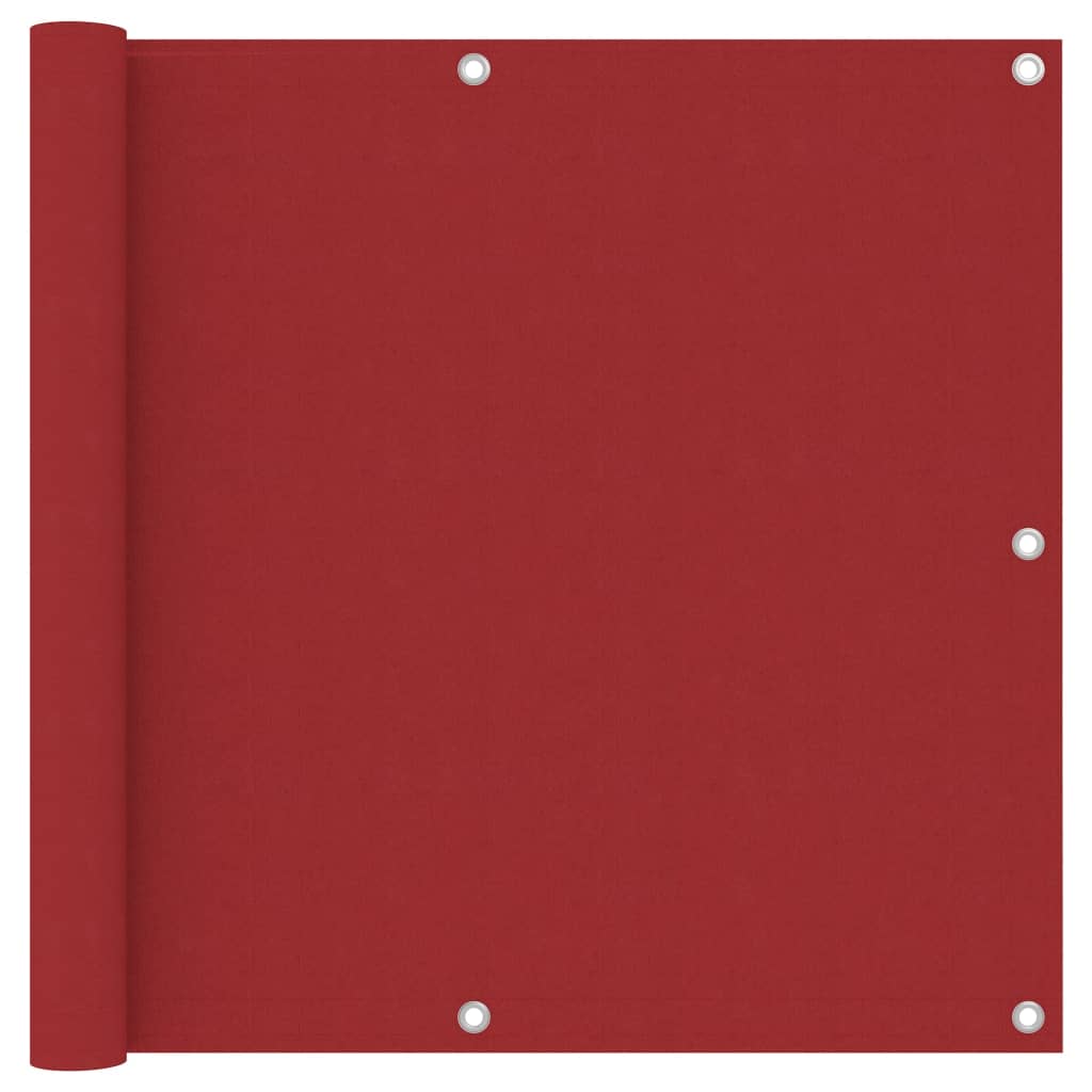 Paravento da Balcone Rosso 90x300 cm in Tessuto Oxford cod mxl 14590