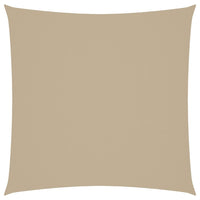 Parasole a Vela in Tela Oxford Quadrato 7x7 m Beige