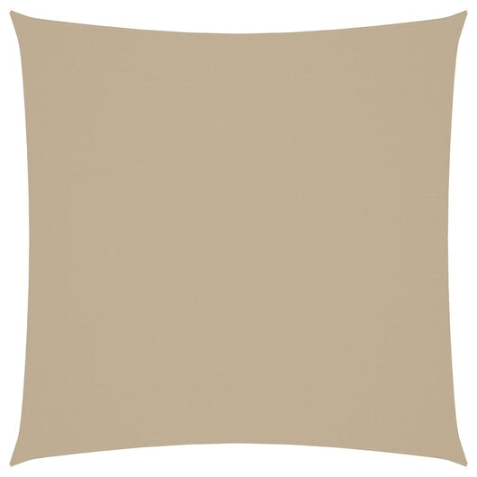 Parasole a Vela in Tela Oxford Quadrato 7x7 m Beige