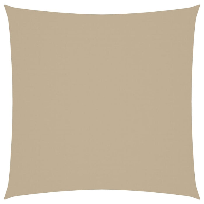 Parasole a Vela in Tela Oxford Quadrato 7x7 m Beige