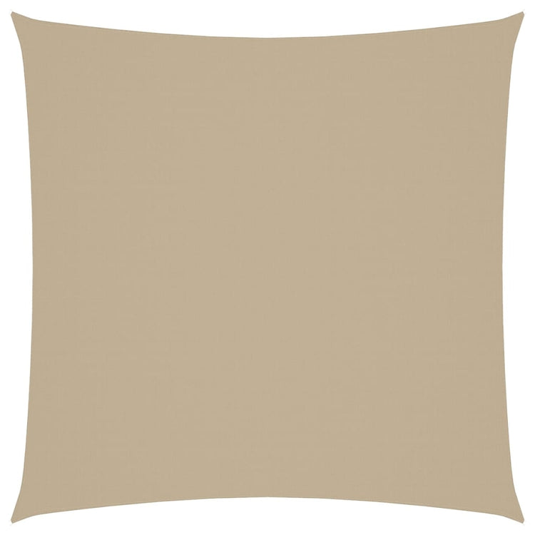 Parasole a Vela in Tela Oxford Quadrato 7x7 m Beige