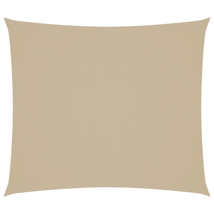 Parasole a Vela Oxford Rettangolare 2x2,5 m Beige cod mxl 66395