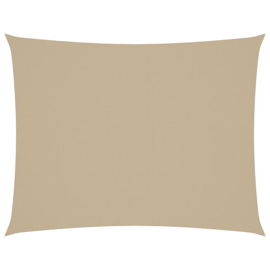 Parasole a Vela Oxford Rettangolare 2x3 m Beige 135145