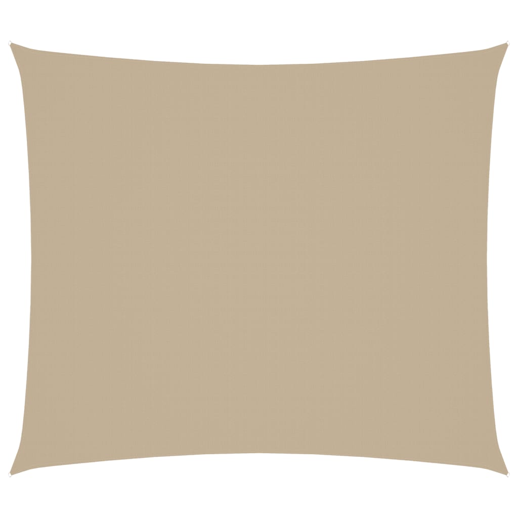 Parasole a Vela Oxford Rettangolare 2,5x3 m Beige