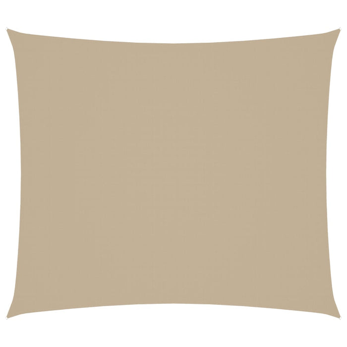 Parasole a Vela Oxford Rettangolare 2,5x3 m Beige 135150