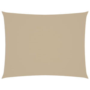 Parasole a Vela Oxford Rettangolare 2,5x3,5 m Beige