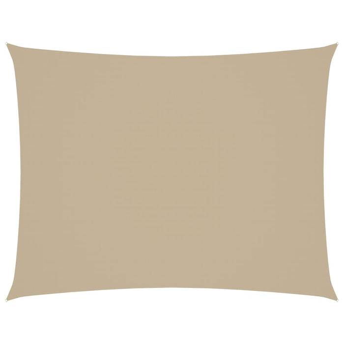 Parasole a Vela Oxford Rettangolare 2,5x3,5 m Beige