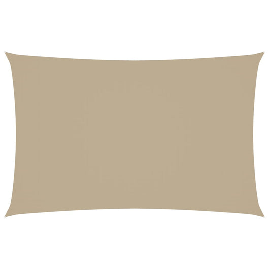 Parasole a Vela Oxford Rettangolare 2,5x5 m Beige 135154