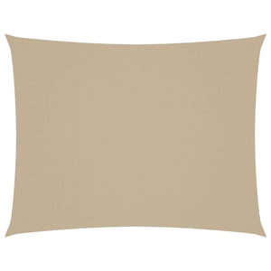 Parasole a Vela Oxford Rettangolare 3x4 m Beige 135155