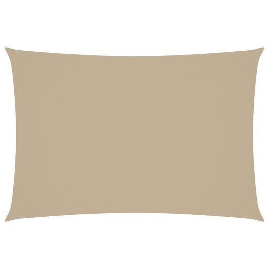 Parasole a Vela Oxford Rettangolare 3x5 m Beige