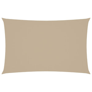 Parasole a Vela Oxford Rettangolare 4x7 m Beige