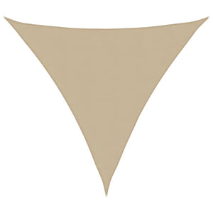 Parasole a Vela Oxford Triangolare 3x3x3 m Beige   cod mxl 14598