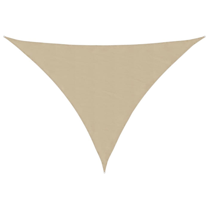 Parasole a Vela Oxford Triangolare 3x3x4,24 m Beige