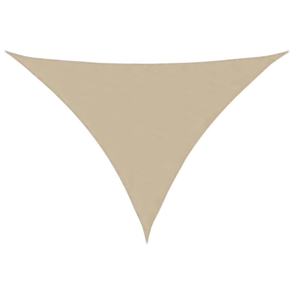 Parasole a Vela Oxford Triangolare 3x4x5 m Beige   cod mxl 9156