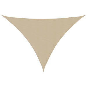 Parasole a Vela Oxford Triangolare 3x4x5 m Beige 135173