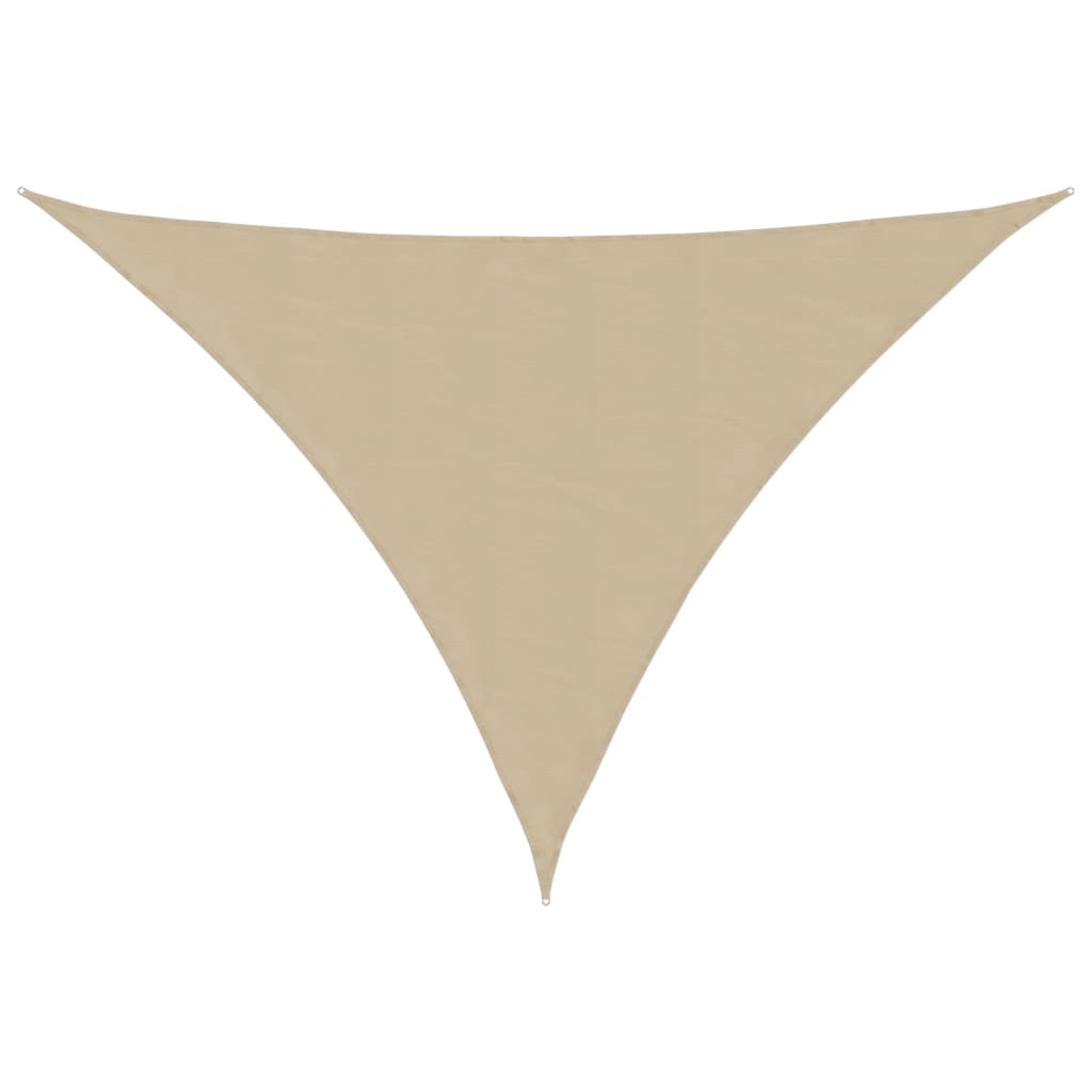 Parasole a Vela Oxford Triangolare 4x5x5 m Beige   cod mxl 16238