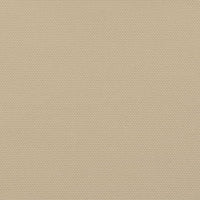 Parasole a Vela in Tessuto Oxford Triangolare 6x6x6 m Beige 135185