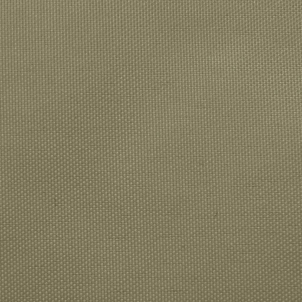 Parasole a Vela in Tela Oxford a Trapezio 2/4x3 m Beige