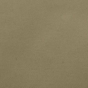 Parasole a Vela in Tela Oxford a Trapezio 2/4x3 m Beige